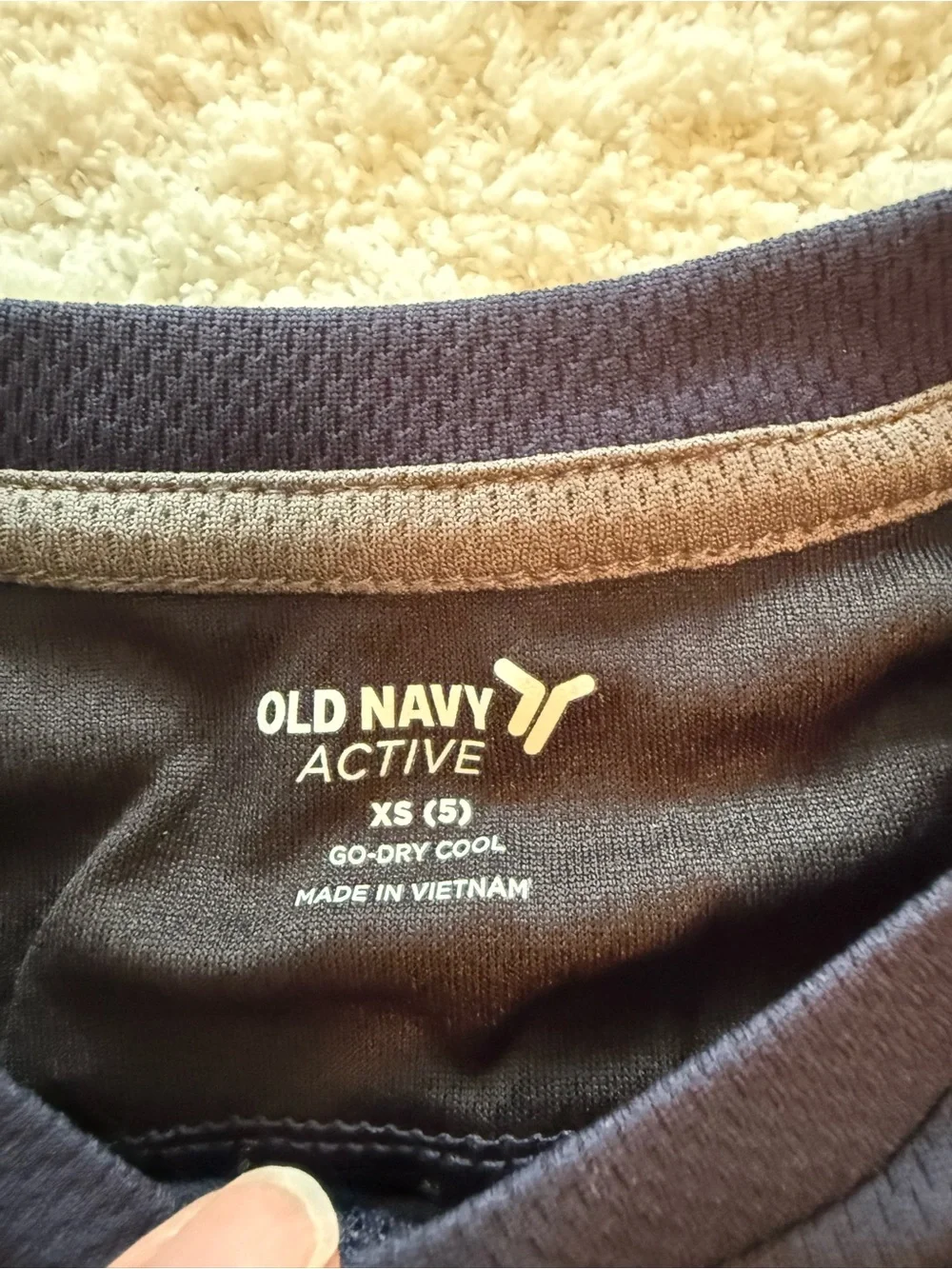 Old Navy boys dri fit  Crew Neck Tee - Black & Navy